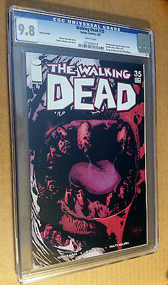 The Walking Dead 35 1st Print Error Variant Rarest W D Book CGC 98 NMM