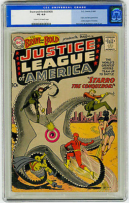 Brave And The Bold 28 CGC 40 DC Golden Age KEY 1st Justice League AMAZING
