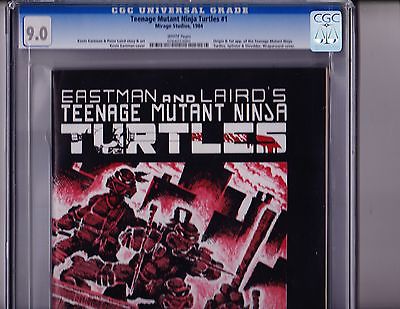 Teenage Mutant Ninja Turtles  1     CGC  90      1st Print     RARE     1984