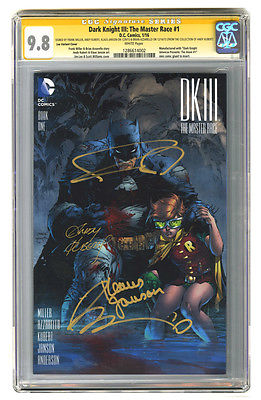 BATMAN DKR 3 1 CGC 98 SIGNED MILLERJANSONKUBERTAZZARELLO