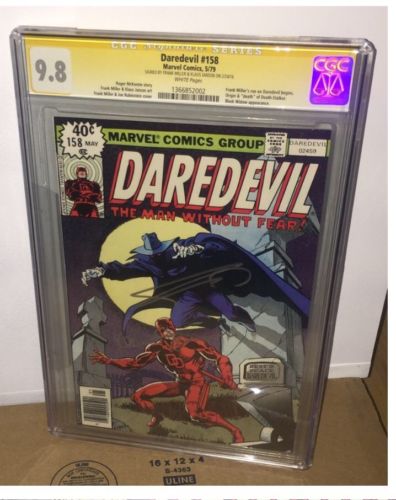 Daredevil 158 CGC 98 SS FRANK MILLER KLAUS JANSEN RARE only 1 on ebay