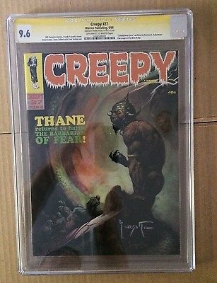 Creepy 27 Signed by Frazetta SS CGC 96