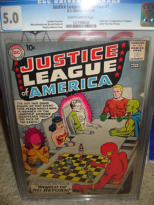 Justice League of America 1 CGC 50 DC 1960 102 cm