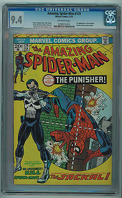 AMAZING SPIDERMAN 129 CGC 94 1ST PUNISHER OFFWHITE PAGES BRONZE AGE
