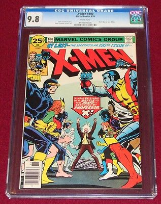 XMen 100 CGC 98 White Pages Highest Grade Old vs New Team Key 1976