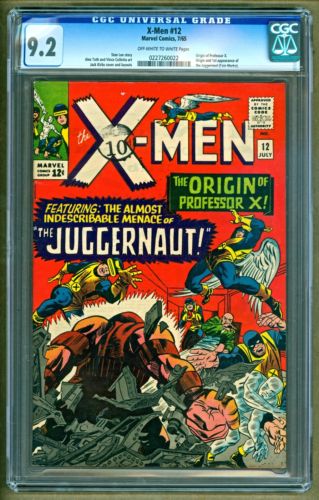 XMen 12 1965 Marvel Comics 1st appearance of Juggernaut Key Issue CGC 92