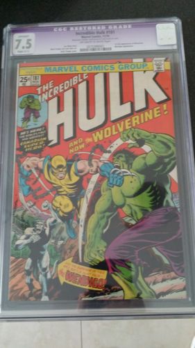Incredible Hulk 181 CGC 75  1st Wolverine 