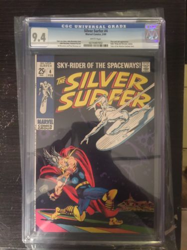 The Silver Surfer 4 Feb 1969 Marvel  Universal CGC 94 White Pgs