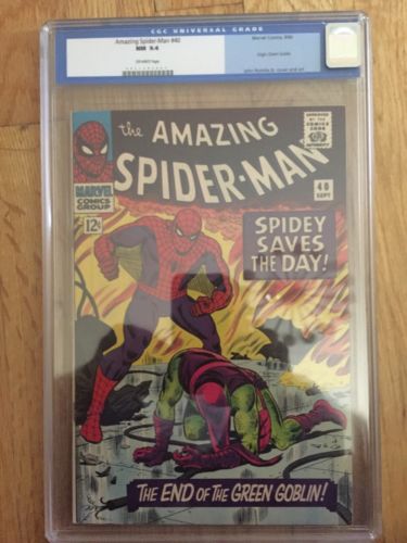 The Amazing SpiderMan 40 Sep 1966 Marvel CGC 94