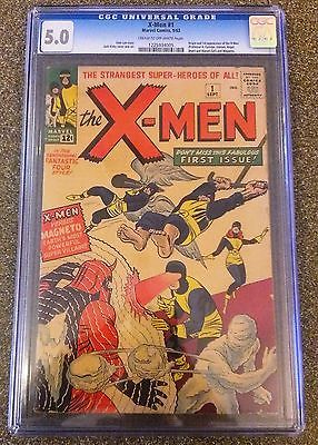 XMen 1 CGC 50 Unrestored 1963 1st Magneto Professor X Cyclops Jean Grey Iceman