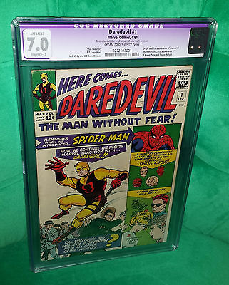 Daredevil 1 Mega Marvel Key 1st Daredevil CGC 70 Slight Color Touch