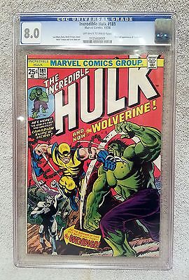 The Incredible Hulk 181  CGC 80 Nov 1974 Marvel