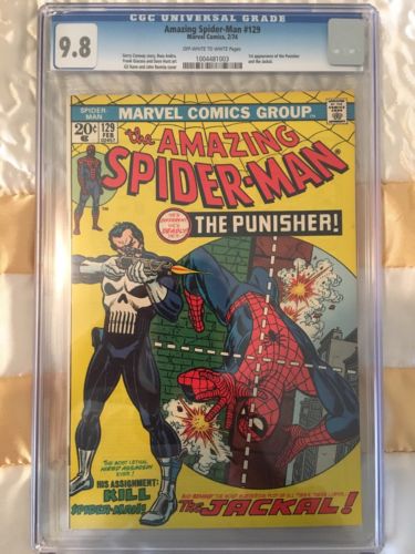 AMAZING  SPIDERMAN 129 First PUINISHER HOT Cgc 98 