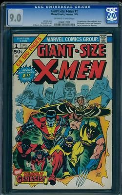 Giant Size Xmen 1 CGC 90 Bronze Age Key Marvel 1st New Xmen Giantsize LK