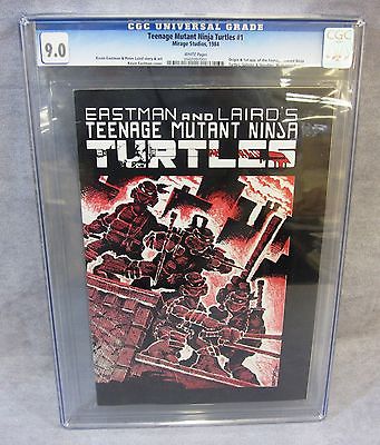 TEENAGE MUTANT NINJA TURTLES 1 First Print CGC 90 Mirage Studios 1984 TMNT