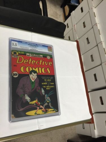 Detective Comics 69 Cgc 35 OffWhite To White Pages Joker Cover Vhtf 