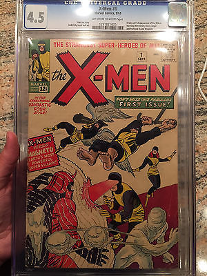 XMen 1 CGC 45 Universal OWW Pages with No Marvel Chipping Sharp Copy 