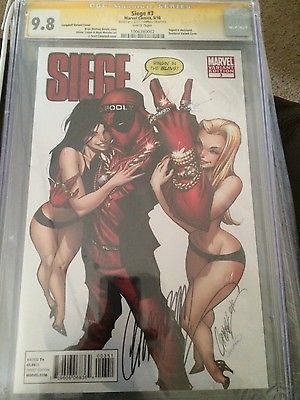 Siege 3 CGC 98 SS dead pool variant hard to find