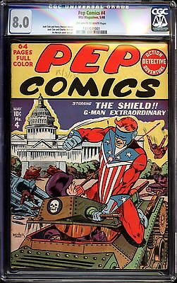 Pep Comics 4 CGC 80