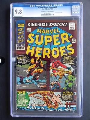 Marvel SuperHeroes 1 MARVEL 1966 MINT CGC 98 NMMT  1st Marvel one shot