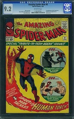 the amazing spiderman 8 92 CGC certified  Off White Pages