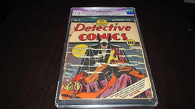 Detective Comics 31 DC Comics Golden Age 1939 Classic Cover 1st Monk CGC 15