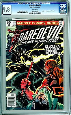 Daredevil 168 CGC 98  1st Elektra