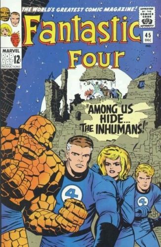 Fantastic Four 45 CGC 90 1st Inhumans Hot Silver Age Key 2500 Value