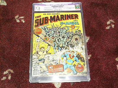 The SubMariner 1 Timely Comics Spring 1941 CGC Apparent Very Fine Minus 75