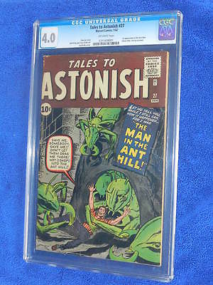 TALES TO ASTONISH 27  1st ANTMAN  CGC 40