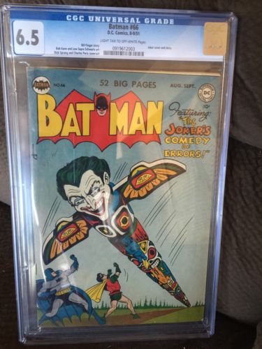 BATMAN 66 CGC 65 GOLDEN AGE DC COMIC FROM 1951