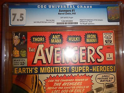AVENGERS 1 FIRST APPEARANCE KEY ISSUE HIGH GRADE CGC MOVIE COMIC