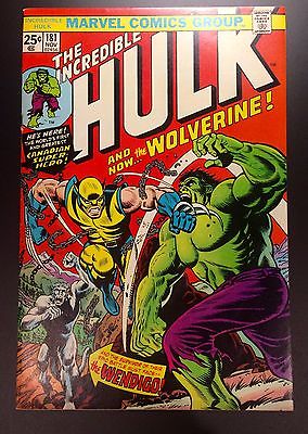 Incredible Hulk 181  1st Appearance Wolverine  Marvel Comics 1974  CGC IT