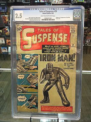 Tales of Suspense 39 CGC 25 First Appearance of Iron Man Tony Stark
