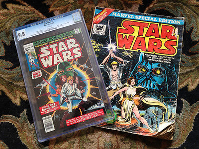 Star Wars 1 1977 CGC 98 Verified 1st print  BONUS Oversized Reading Copy