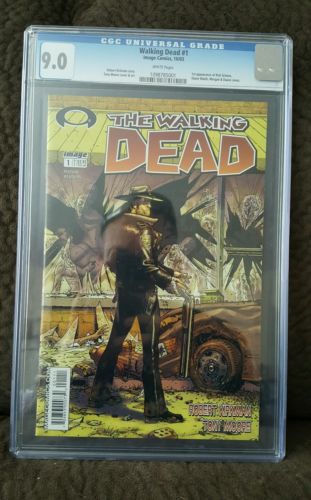 The Walking Dead 1 cgc 90 1st print Oct 2003 Image