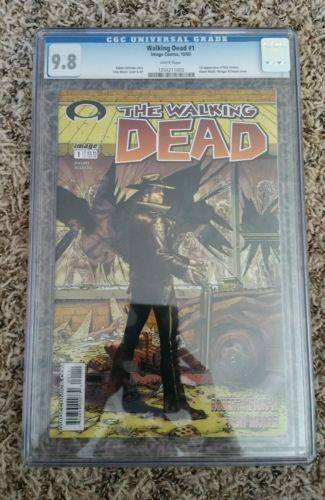 Walking Dead 1 CGC Graded 98 white pages mint case