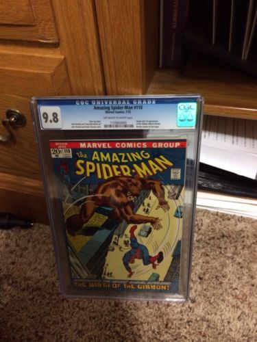 Amazing SpiderMan 110 Cgc 98 OffWhite To White Pages  Super Rare
