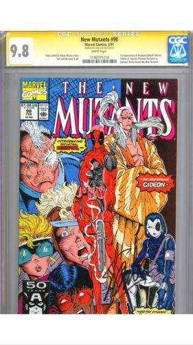 New mutants 98 Signed By STAN LEE 98 CGC