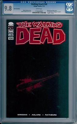 The Walking Dead 100 CGC 98 Red Foil 1st app Negan  Death of Glenn AMC
