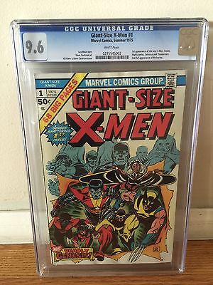 RARE 1975 BRONZE AGE GIANTSIZE XMEN 1 CGC 96 UNRESTORED KEY NEW XMEN WOW