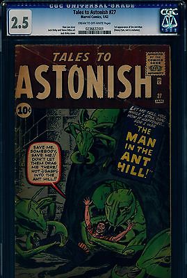 Tales to Astonish 19591968 1st Series 27 CGC  25 First Ant Man