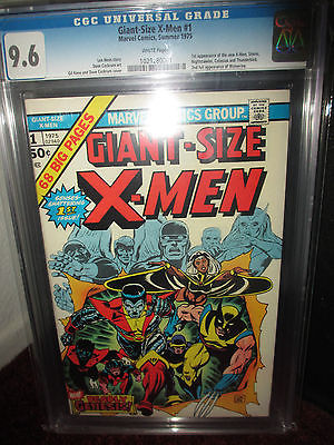 GiantSize XMen 1 July 1975 Marvel cgc 96 WHITE PAGES