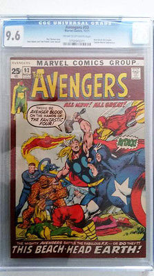 The Avengers 93 Nov 1971 Marvel  CGC 96 Universal