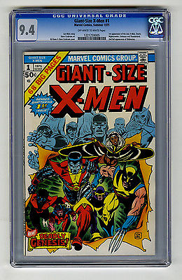 GiantSize XMen 1 CGC 94 1st Colossus Storm 2nd Wolverine Marvel Bronze Age