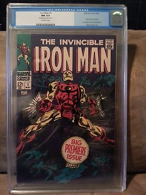 IRON MAN 1 CGC 94 NM FREE SHIPPING