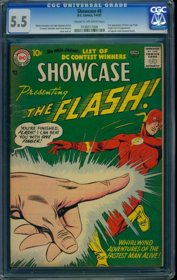 4 CGC Comics Showcase 855 Flash 10660 All Star 3065 Xmen 14198