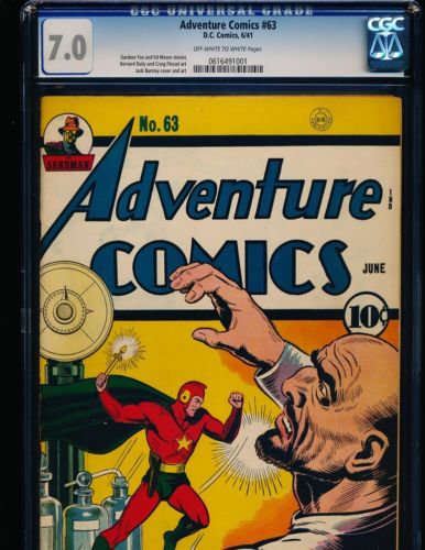 Adventure Comics  63 70 CGC OWW PGS 3rd Highest Graded Looks 85