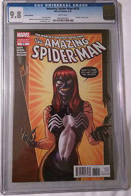 CGC 98 WP Amazing SpiderMan 678 Mary Jane Venom Variant MODERN GRAIL