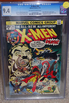 XMen 94 CGC 94 1975 1st New Team Wolverine 1 151 B5 cm